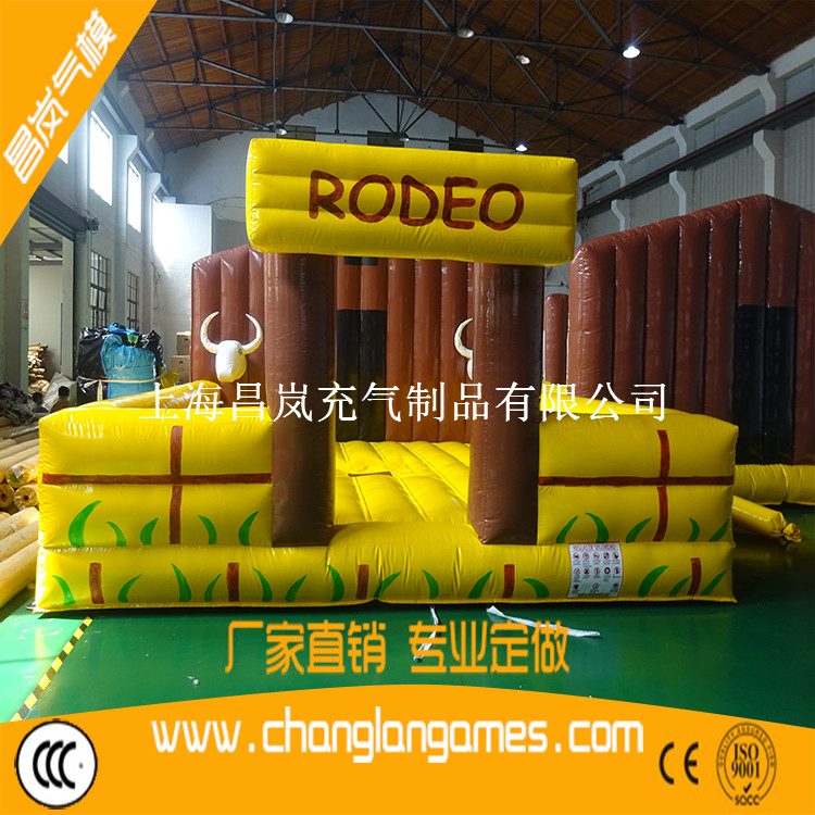 廠家直銷充氣斗牛機墊子定做出口 充氣斗牛機墊子inflatable machine bull cushion air mat for sport game protect
