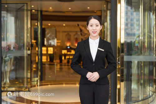 酒店管理商務女性接待